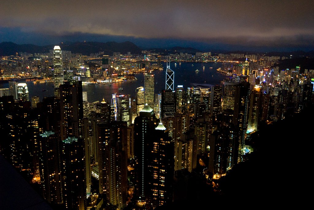Nightime View from The Peak
